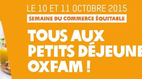 Tous aux petits déjeuners Oxfam!