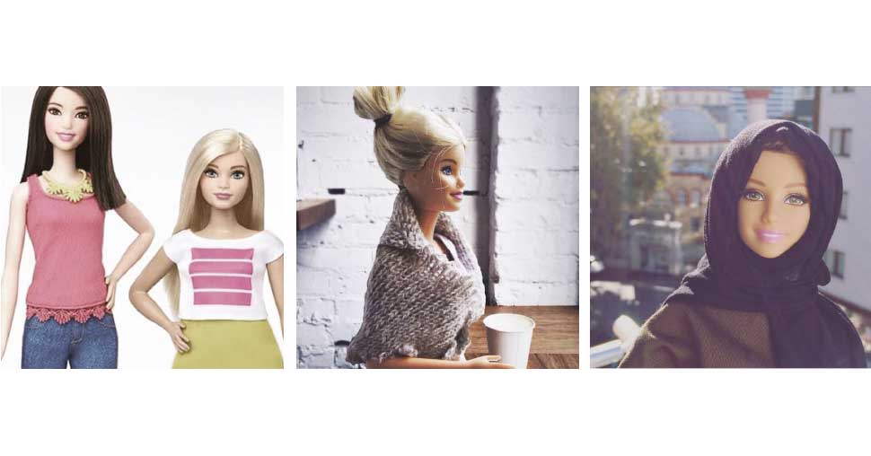 Barbie met een maatje meer