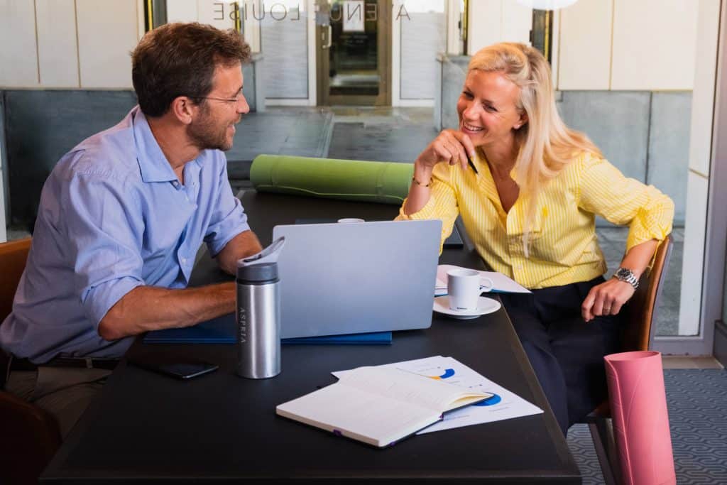 collega's aan het werken